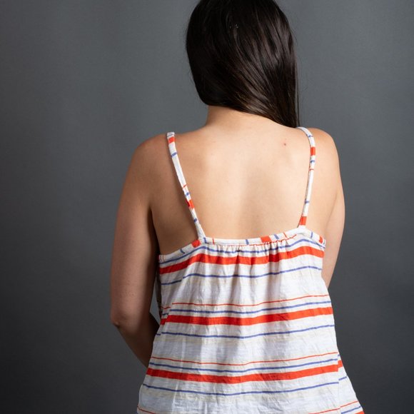 Blue Red Striped Tank Top by Universal Thread - Picture 9 of 10